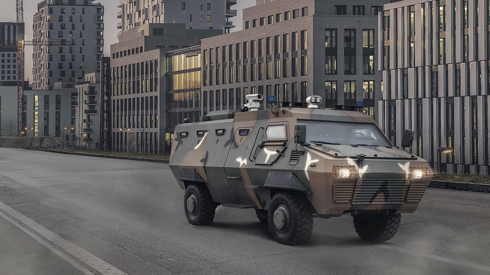 BARACUDA <br/>4x4 wheeled armored vehicle